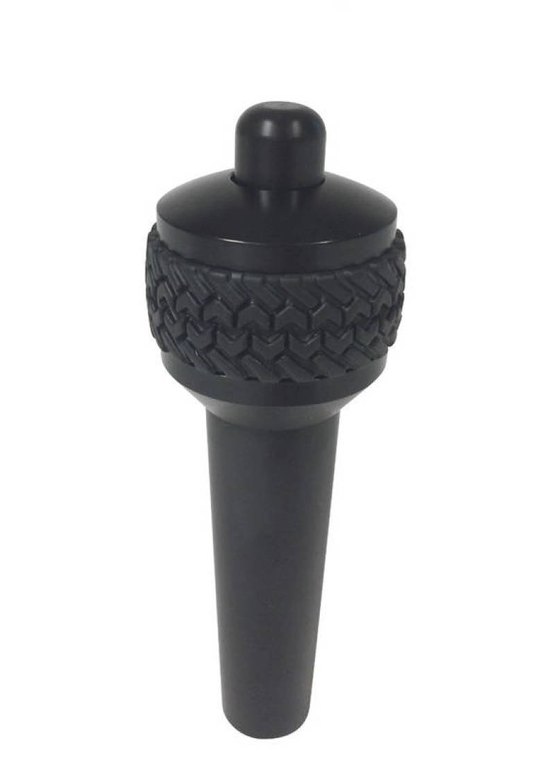Jeep Wrangler TJ Shift Knob - DV8 Offroad - Tired Tread Design Grip - Black - `97-`06